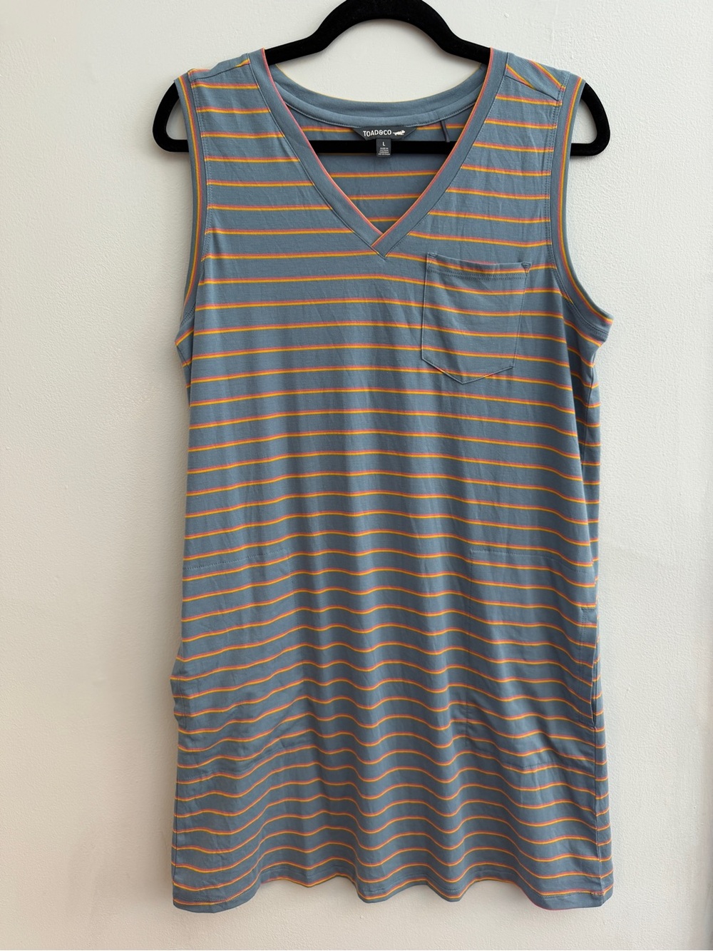 Toad&Co Swifty Tank Dress, Size Large